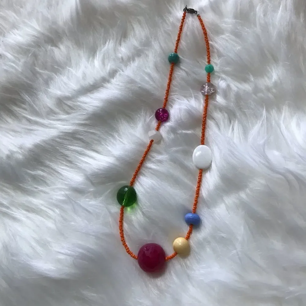Beaded boutique necklace